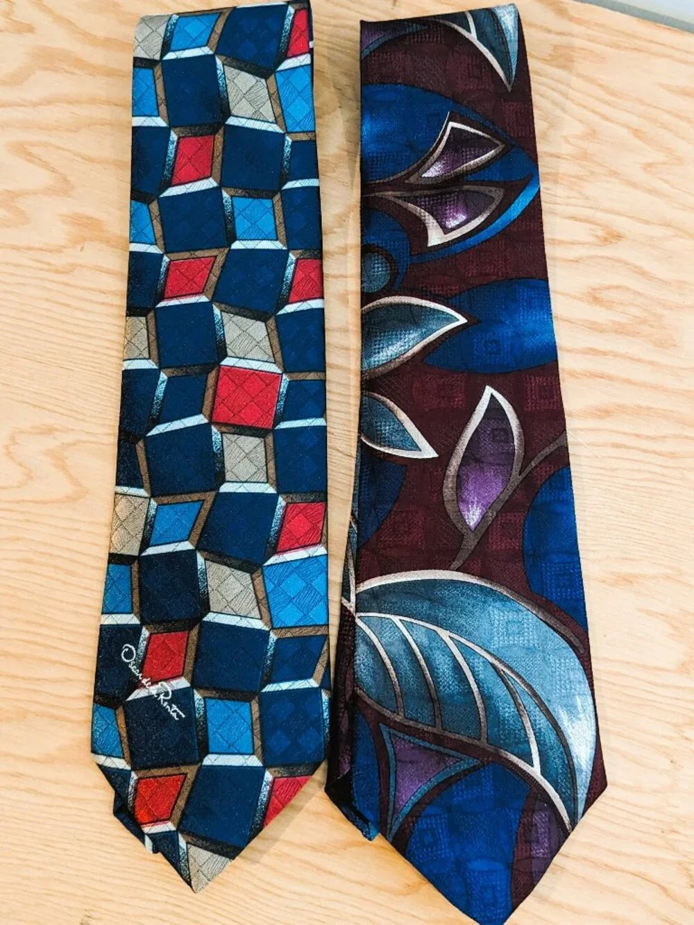 Oscar de la Renta Ties - Set of 2
